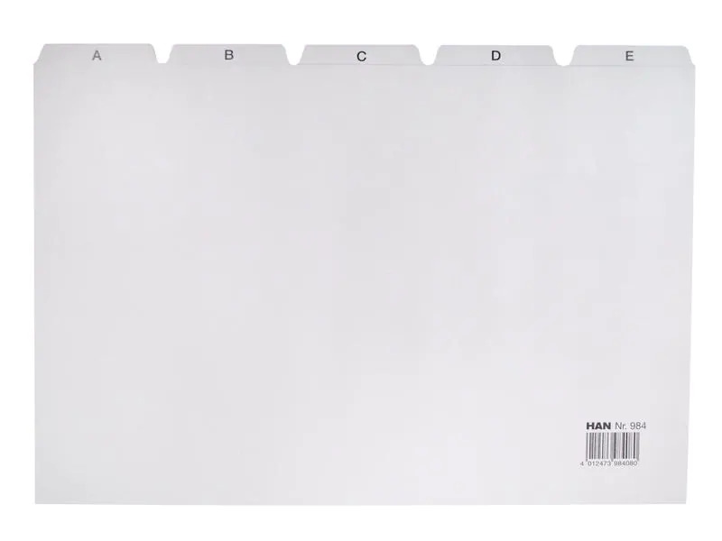 HAN Register A4 A-Z