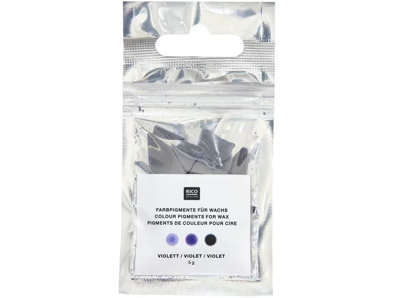 Rico Design Wachsfarben Kerzenfarbe 5 g, Violett