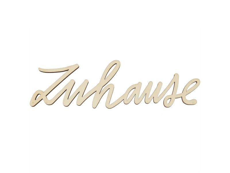 Rico Design Holzartikel Zuhause 27 x 9 cm, magnetisch