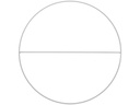 Rico Design Metallring mit Querstrebe Weiss, 25 cm