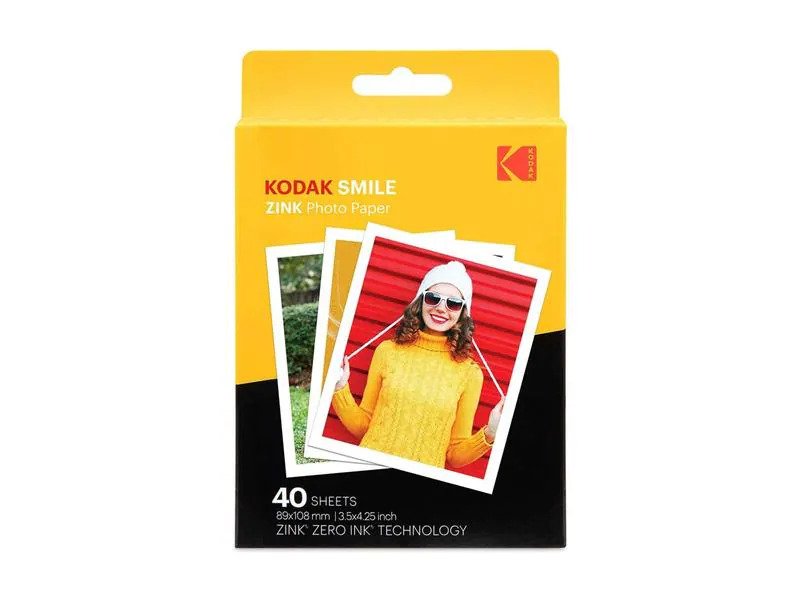 Kodak Sofortbildfilm Zink 3x4 40er Pack