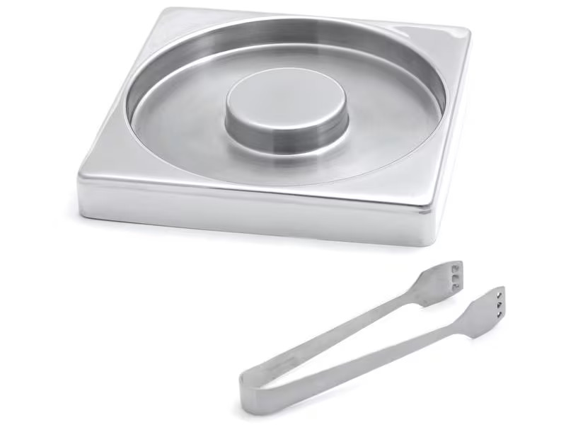 Swissmar Zuckerumrander &amp; Zange 1 Stück, Silber