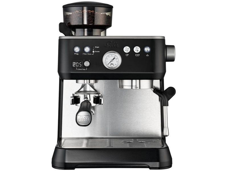 Solis Siebträgermaschine Solis Grind &amp; Infuse Perfetta Schwarz