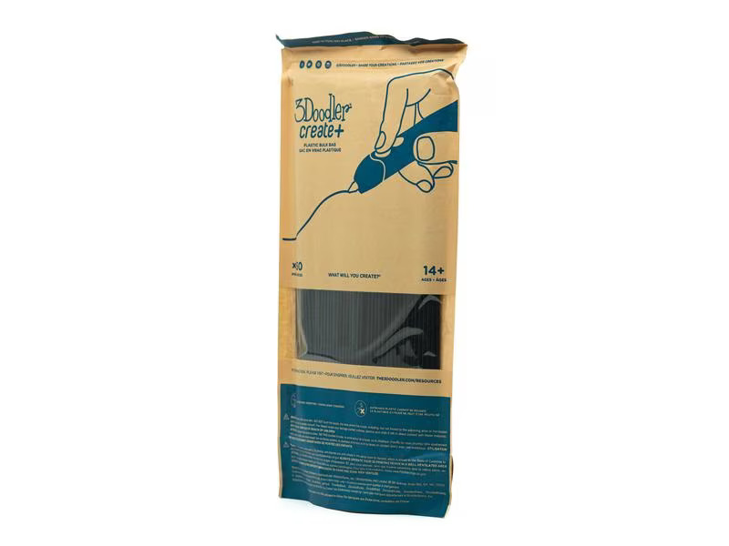 3Doodler 3D Pen Filament Create+ &amp; Pro+ 250 Stück Schwarz