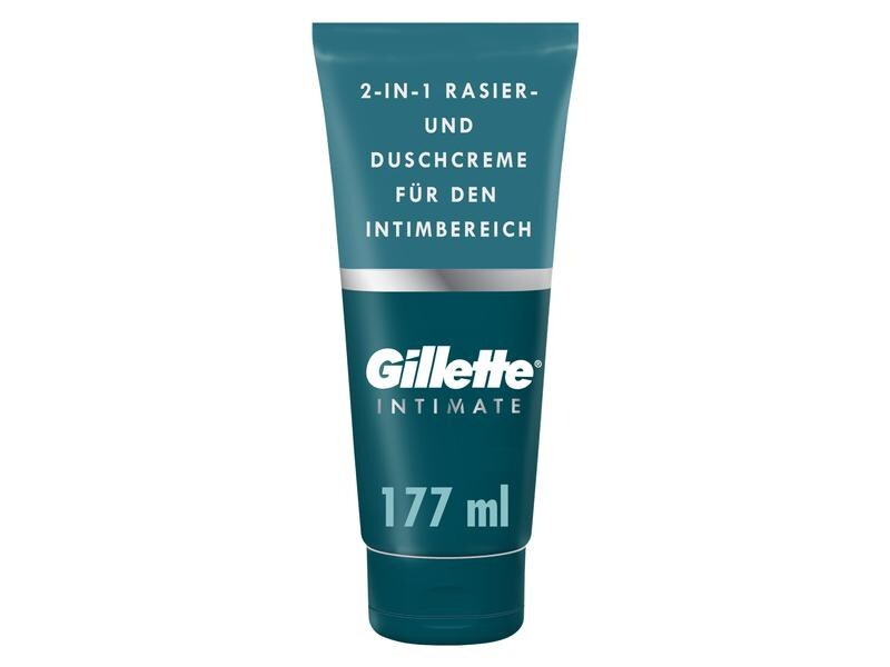 Gillette Rasier- und Duschcreme Intimate 2-in-1 177 ml1 Stück