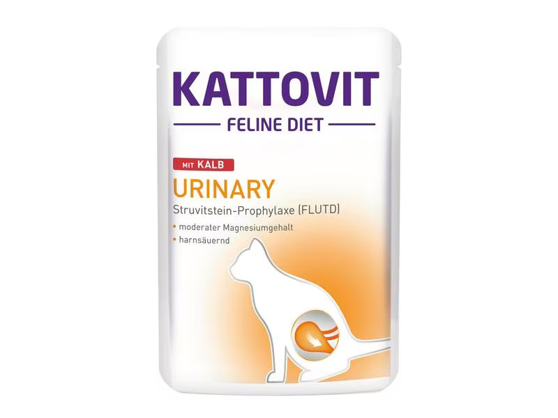 Kattovit Nassfutter Urinary Kalb, 24 x 85 g
