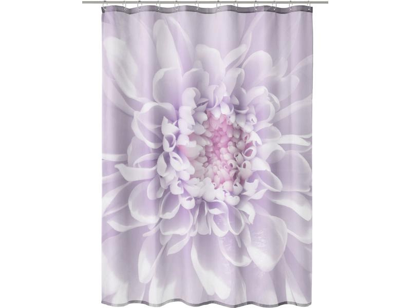 Kleine Wolke Duschvorhang Dahlia 180 x 200 cm, Lila