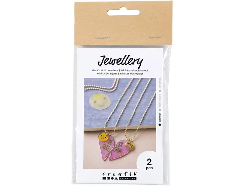 Creativ Company Schmuck Bastelset Halsketten mit Schrumpffolie