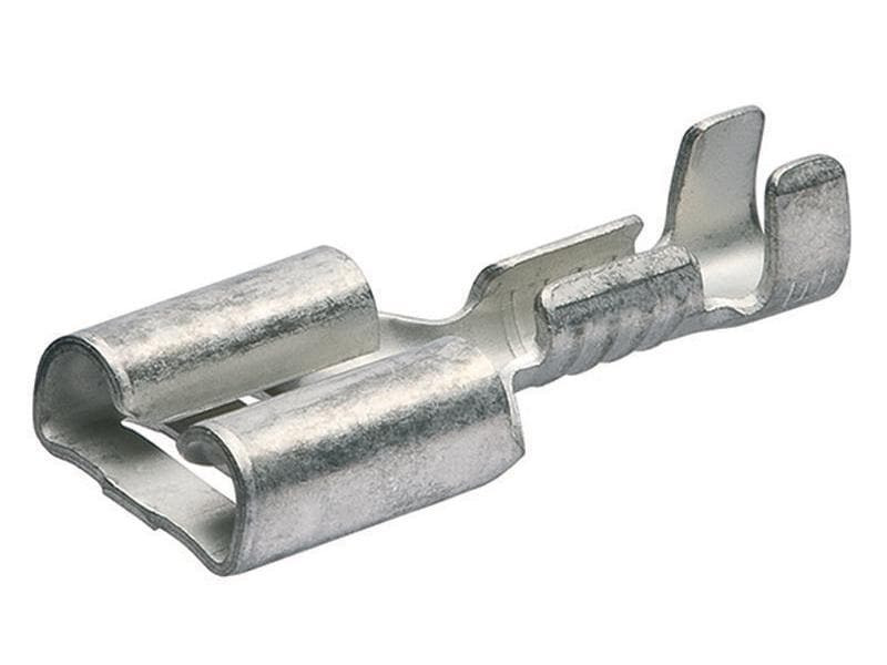Knipex Steckverbinder 6.3 x 0.8 mm Silber, 100 Stück