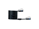 Paulmann Verlängerungskabel Plug &amp; Shine IP68, 5m, Schwarz