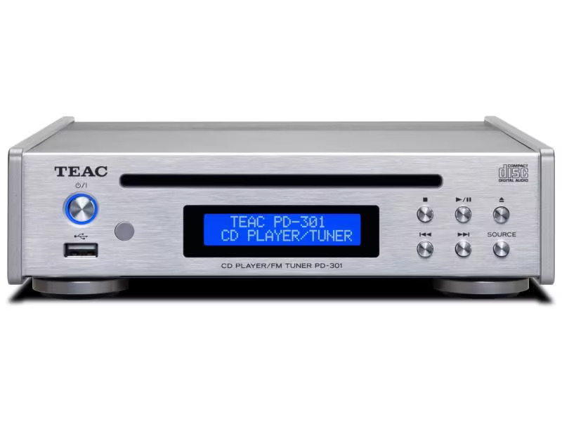 TEAC CD-Player/DAB+-Tuner PD-301DAB-X-S Silber