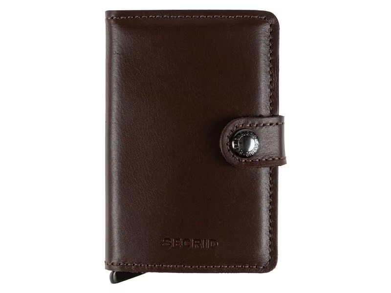 SECRID Portemonnaie Miniwallet Dark Brown