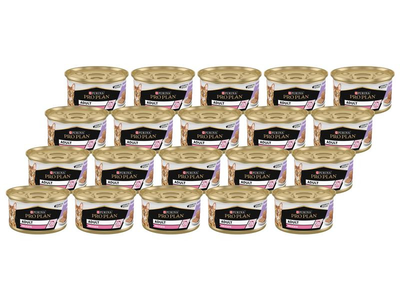 Purina Pro Plan Nassfutter Adult Delicate Truthahn, 24 x 85 g