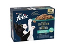 Felix Nassfutter Köstliche Scheibchen Fisch in Gelee, 10 x 80 g