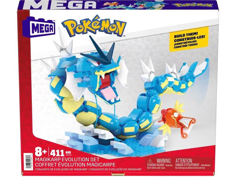 Mega Construx Pokémon Magikarp Evolution Set