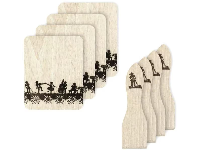 Trendform Pfännchenhalter-Set Swiss 4 Stück