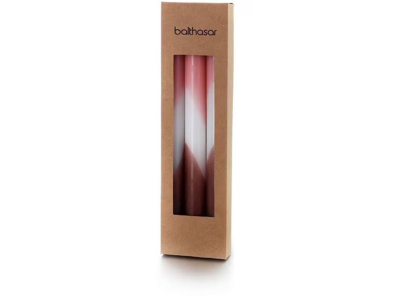 balthasar Stabkerze Dip Dye Rosa, 1 Stück