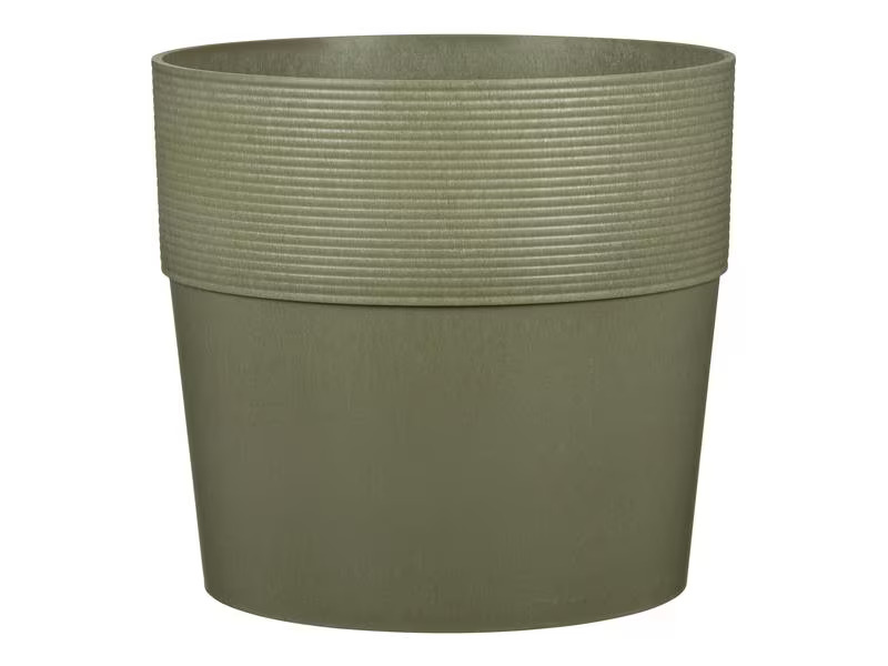 scheurich Blumentopf Groove 12.7 cm, Khaki