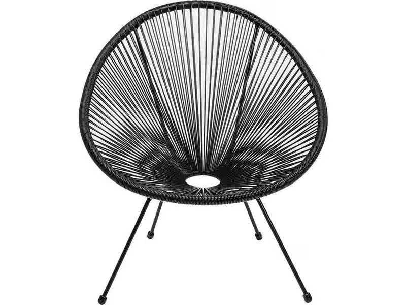 Kare Stuhl Acapulco Schwarz