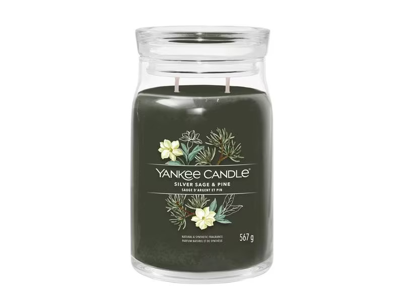 Yankee Candle Signature Duftkerze Silver Sage &amp; Pine Signature Large Jar