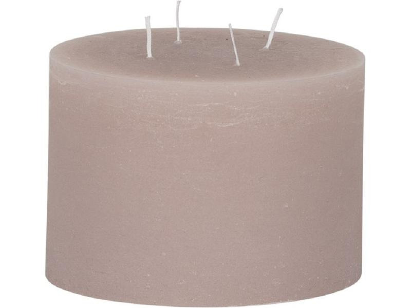 Weizenkorn Mehrdochtkerze Ice 10 cm x 14 cm, Beige, 1 Stück