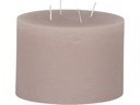 Weizenkorn Mehrdochtkerze Ice 10 cm x 14 cm, Beige, 1 Stück