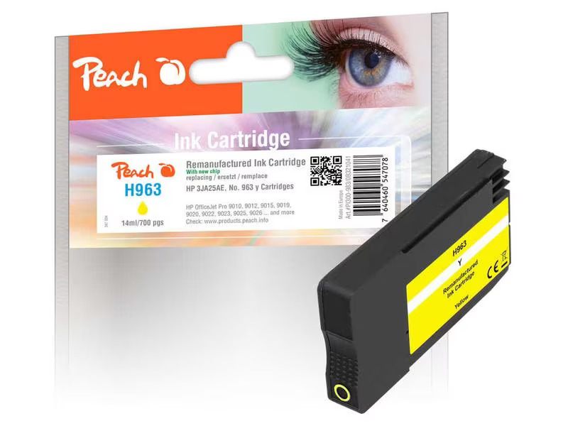 Peach Toner HP No. 963 Y, 3JA25AE Yellow