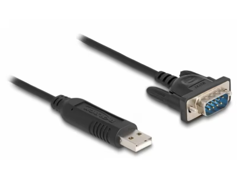 Delock Serial-Adapter USB-A Stecker - Seriell Buchse