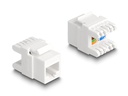 Delock Keystone-Modul Cat.6A, werkzeugfrei, Buchse RJ-45, LSA