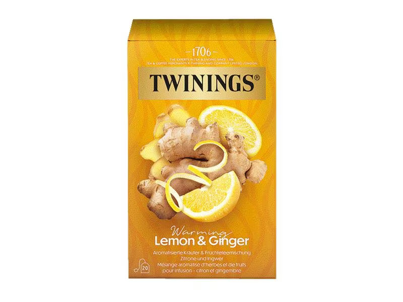 Twinings Teebeutel Zitrone &amp; Ingwer 20 Stück