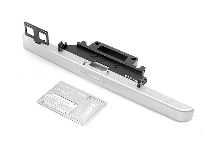 RC4WD Modellbau-Stossstange vorne classic für TF2 FJ55, Silber