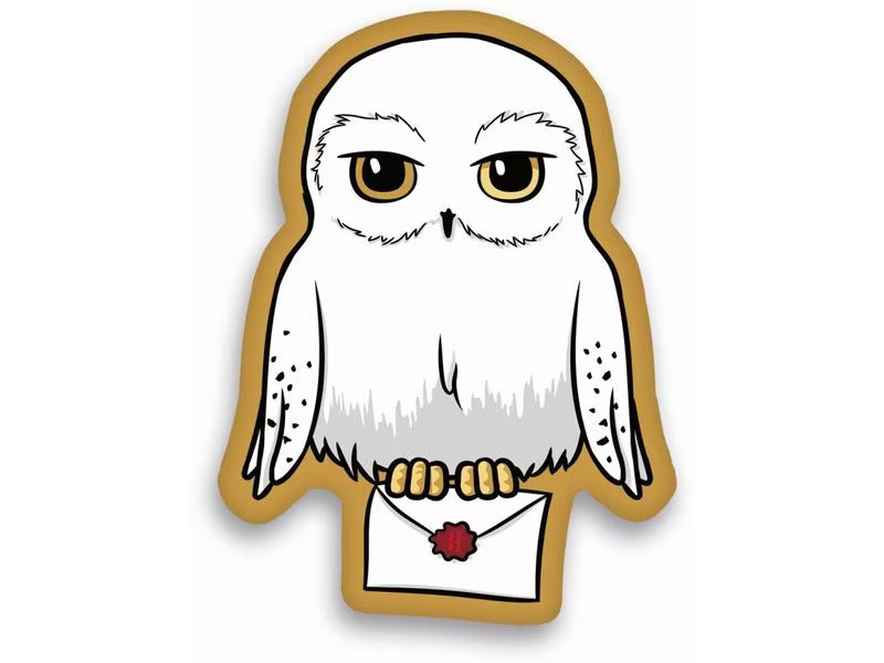 Herding Kissen Harry Potter Hedwig 20 x 35 cm, Gelb/Weiss