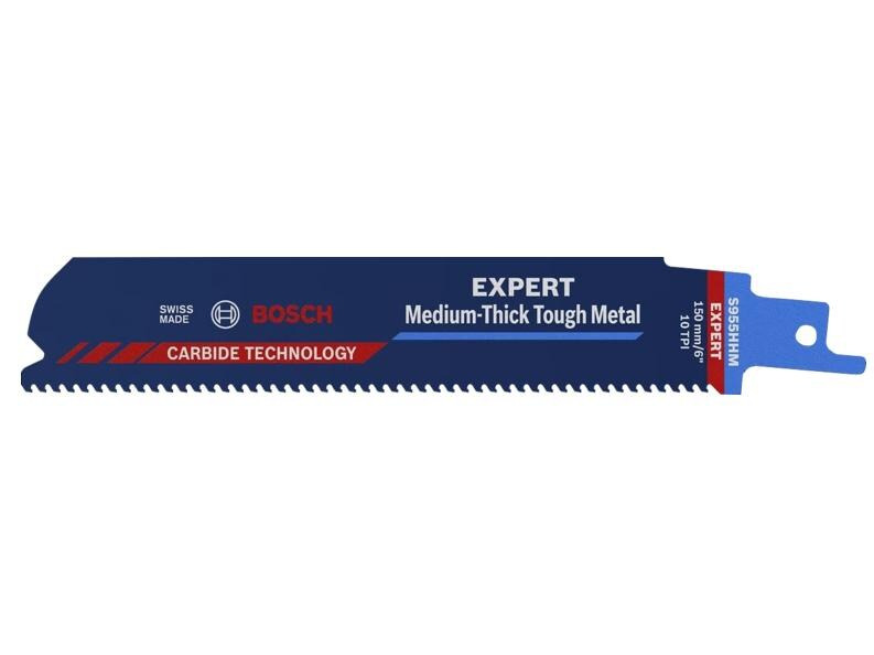 Bosch Professional Säbelsägeblatt EXPERT Medium-Thick Tough Metal S 955 HHM,