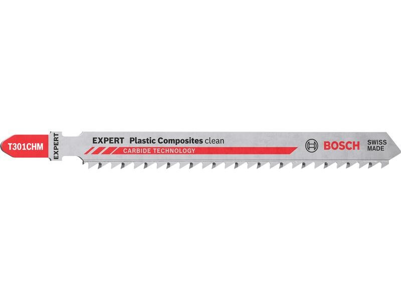 Bosch Professional Stichsägeblatt EXPERT Plastic Composites T 301 CHM, 3 Stk