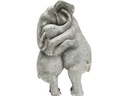 Kare Dekofigur Elephant Hug Grau