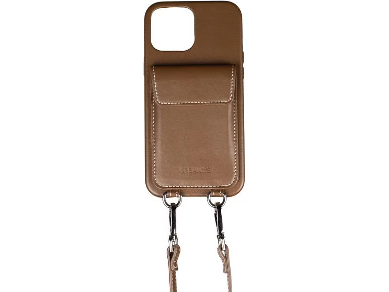 Urbany's Necklace Case Handekette+ iPhone 15 Pro Max Espresso Martini