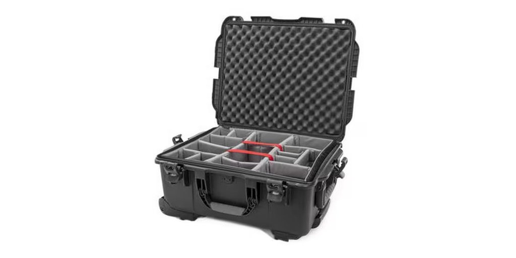 Nanuk Kunststoffkoffer 955 - mit Trennwand Schwarz