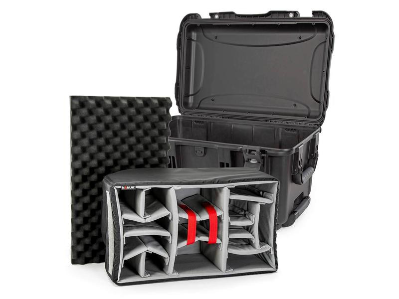 Nanuk Kunststoffkoffer 938 - mit Trennwand Schwarz