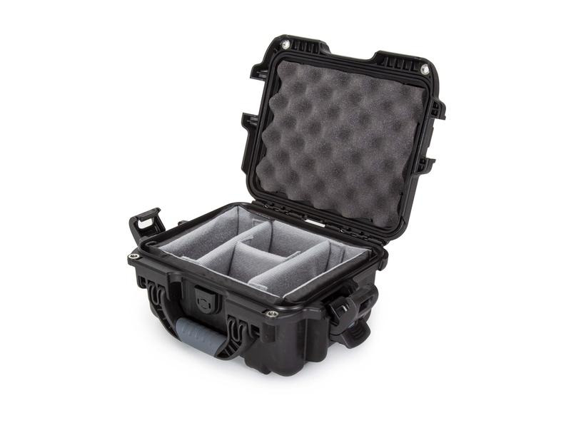 Nanuk Kunststoffkoffer 905 - mit Trennwand Schwarz