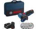 Bosch Professional Winkelschleifer GWS 12 V-76 Set