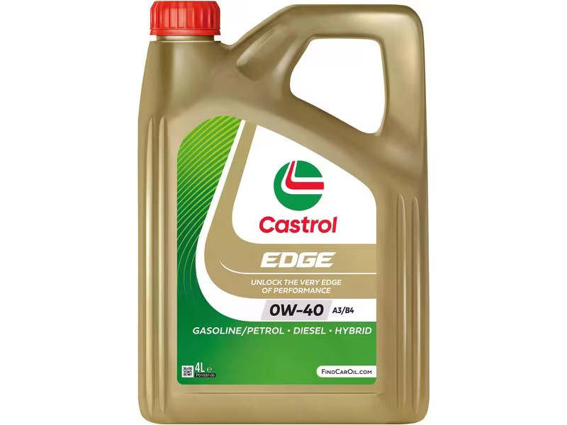 Castrol Motorenöl EDGE 0W-40 Titanium A3/B4, 4 l