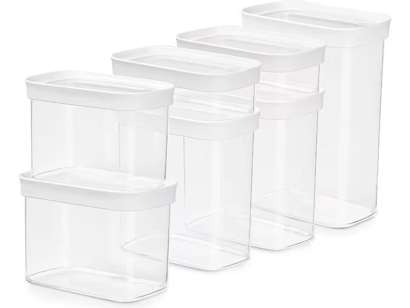 Emsa Vorratsdose Optima 7 Stück, 8.3 l, Transparent