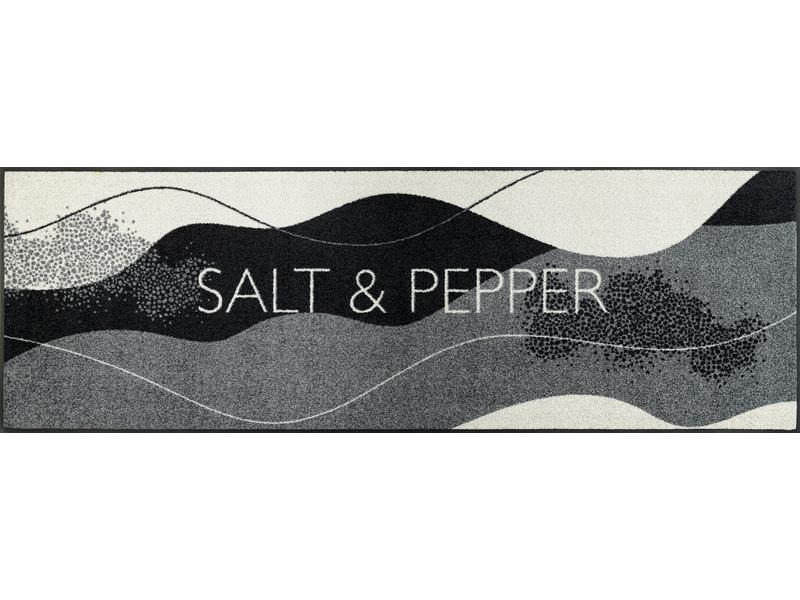 wash+dry Fussmatte Salt &amp; Pepper 60 cm x 180 cm