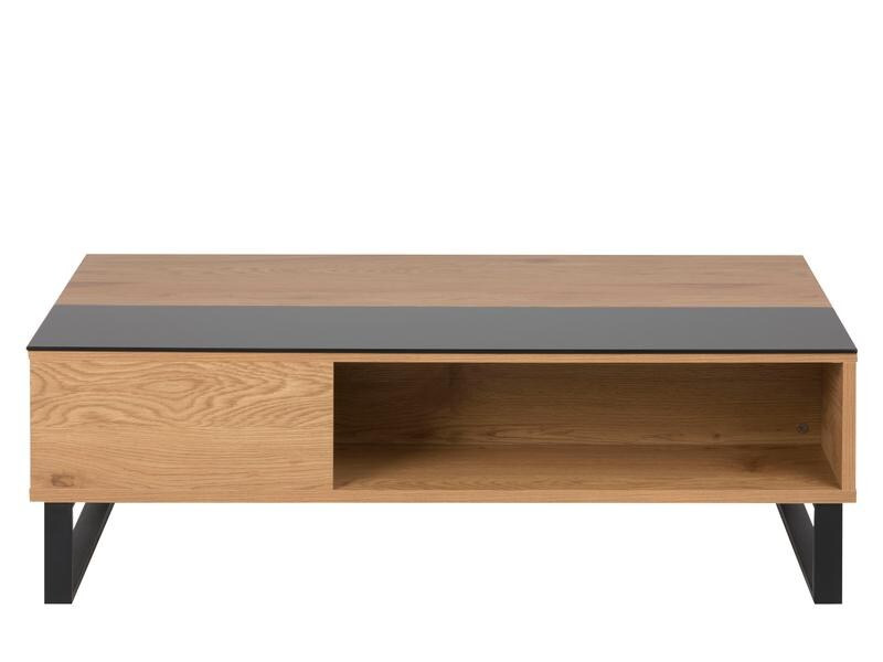 AC Design Couchtisch Azalea Nature/Schwarz