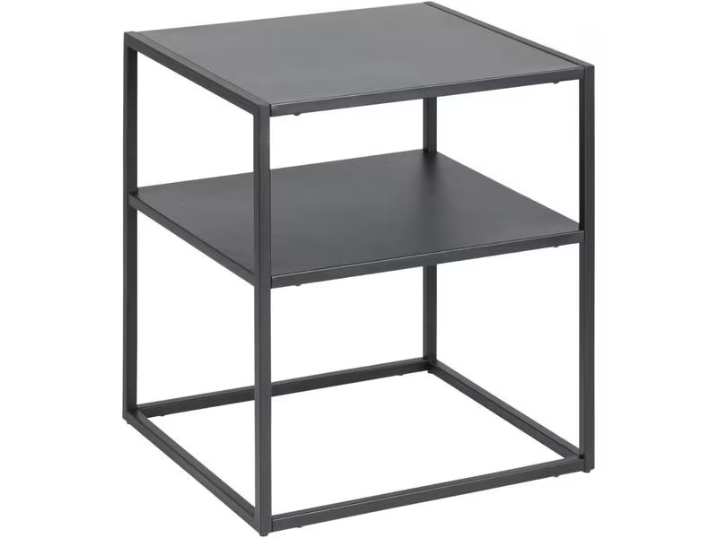 AC Design Nachttisch Newton 45 x 40 x 50,5 cm, Schwarz