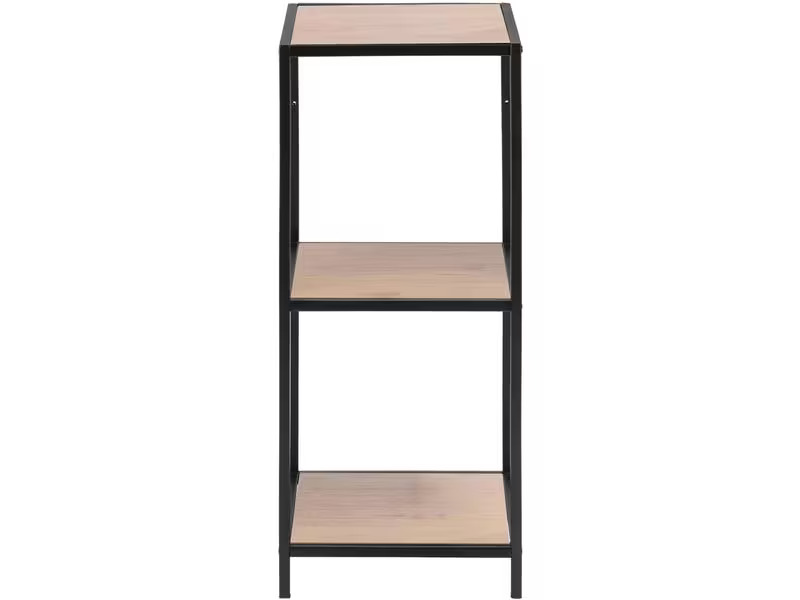 AC Design Regal Seaford 35 x 37 x 82.5 cm, Nature/Schwarz