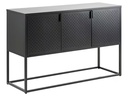 AC Design Kommode Newton 120 x 40 x 80 cm, Schwarz
