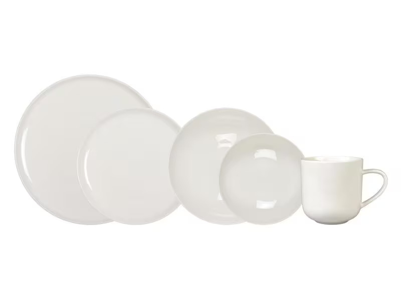 FURBER Speise-Service 20-teilig, Weiss