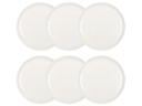FURBER Frühstücks- &amp; Dessertteller Ø 21 cm, 6 Stück, Weiss