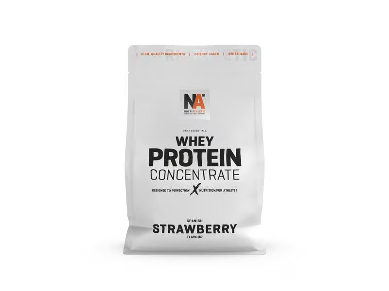 NUTRIATHLETIC Nahrungsergänzung Whey Protein Concentrate Strawberry